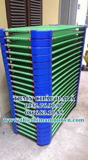Giường ngủ mầm non - Lưới nhập khẩu cao cấp