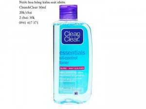 Nước Hoa Hồng Clean&Clear 50ml