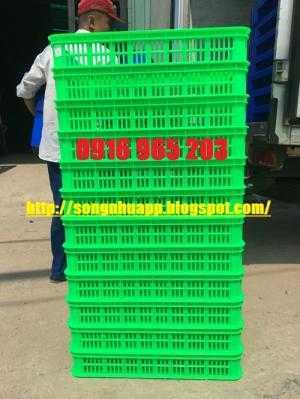 Sóng nhựa hở đựng rau củ quả