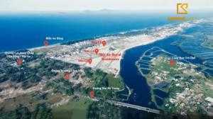 Đất nền vew Biển Hội An,D.á New Hội An Mansion,Đường 33m,Dt 420m2