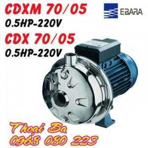 Máy bơm nước ly tâm 1 tầng cánh EBARA CDXM 70/05 giá rẻ