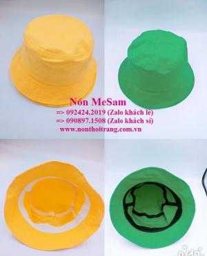 Nón bucket trơn