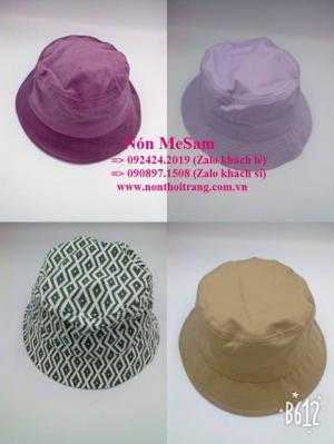 Nón bucket trơn