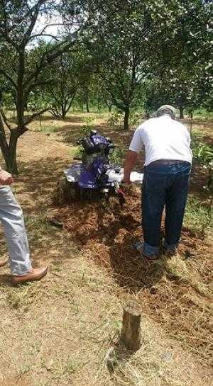 Máy cày mini, máy xới đất Kama 186F, Máy làm đất đa năng