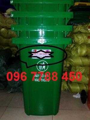 Bán thùng đựng rác 120 lít trường học, khu đô thị, bệnh viện...giá rẻ