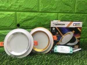 Đèn led âm trần 3 chế độ 7w-55k, hàng chất lượng, giá rẻ