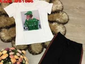 Set bộ nữ cá tính cùng quần thun bo ống