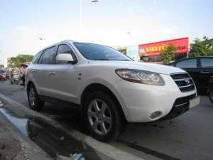 Anh Quang Cần bán xe Hyundai Santafe 2.7mt 2009 màu trắng