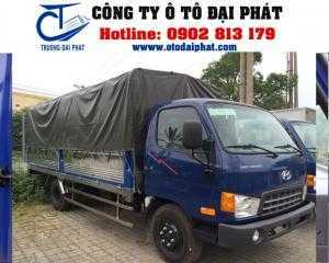 Xe tải Hyundai HD700 Đồng Vàng mui bạt 7 tấn, hỗ trợ vay vốn mua xe trả góp 80%