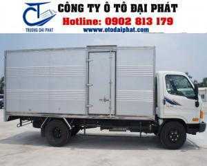 Xe tải Hyundai HD700 Đồng Vàng thùng kín,hỗ trợ vay vốn mua xe trả góp 80%