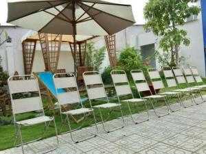 Thanh lý gấp bàn ghế cafe - ghế xếp lưới giá rẻ nhất