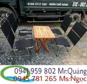 Thanh lý gấp 20 bộ bàn ghế cafe xếp giá tốt nhất