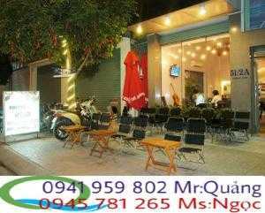 Thanh lý gấp 20 bộ bàn ghế cafe xếp giá tốt nhất