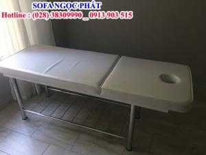 Nhận bọc lại và đóng mới giường massage, ghế massage. Đóng mới giường massage. Ngọc Phát Hcm.