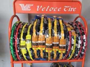 Lốp sau Sirius có ruột hiệu Veloce