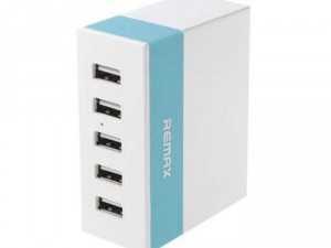 Cốc sạc 5 cổng USB Remax
