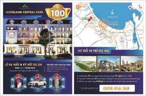 Dự án Homeland Central Park tại trục đường số 5, Tây Bắc Đà Nẵng đang nhận đặt chỗ chỉ 100 triệu/lô ...!!!