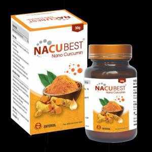 NacuBest - Nano Curcumin 20% hỗ trợ điều trị viêm loét dạ dày