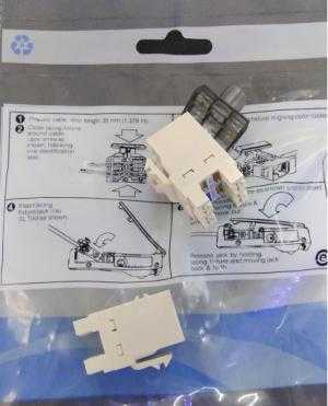 Annam chuyên Phân phối thiết bị mạng, Nhân mạng MODUL JACK RJ45 Cat6 mã 1375055-1