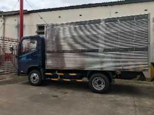Xe tải teraco tera 240 thùng kín, hỗ trợ vay vốn mua xe trả góp 80%