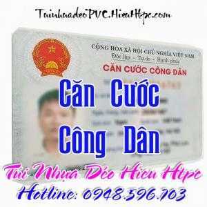 Túi nhựa dẻo PVC bảo vệ Căn Cước Công Dân