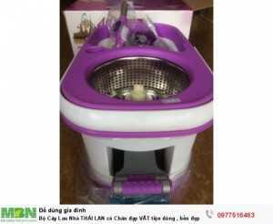 Bộ Cây Lau Nhà THÁI LAN có Chân đạp VẮT tiện dùng , bền đẹp