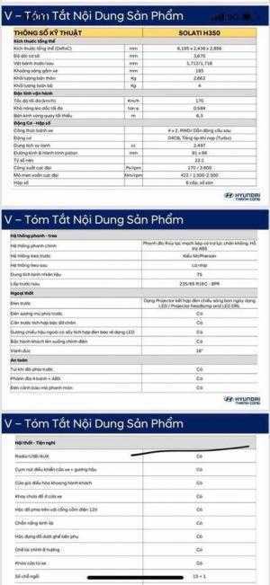 Hyundai Solati 16 Chỗ