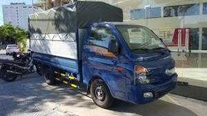 Bán Hyundai Porter New 150 đời 2018 thùng mui bạt, màu trắng, màu xanh lam