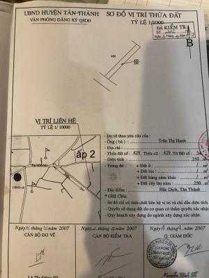 Cần bán gấp lô đất 5x50 Hắc dịch - Phú Mỹ - Bà rịa VT