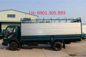 Xe tải chiến thắng 3.5 tấn. Bán xe tải chiến thắng 3.5 tấn thùng mui bạt dài 5m1 .
