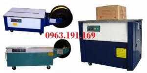 Máy đóng đai thùng, máy siết đai nhựa thùng carton