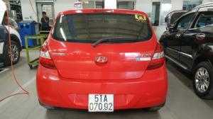 Bán Hyundai i20 1.4AT màu đỏ tươi xinh số tự động nhập Hàn Quốc 2010 biển Sài Gòn chạy đúng 82000km