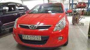Bán Hyundai i20 1.4AT màu đỏ tươi xinh số tự động nhập Hàn Quốc 2010 biển Sài Gòn chạy đúng 82000km