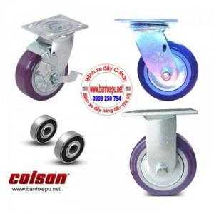 Bánh xe pu chịu lực phi 4 inch 5 inch 6 inch 8 inch SP Caster Colson