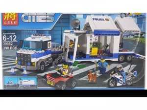 Lắp ráp lego cities 39052- Trạm chỉ huy di động 398 khối