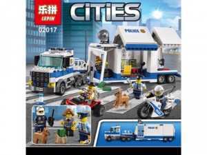 Lắp ráp lego cities 39052- Trạm chỉ huy di động 398 khối