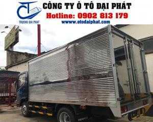 Xe tải teraco tera 240 thùng kín, hỗ trợ vay vốn mua xe trả góp 80%