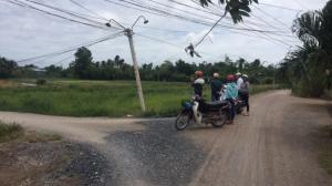Cần bán đất diện tích lớn mặt tiền xe hơi ở huyện Cần Giuộc, Long An. 18,5 ha.