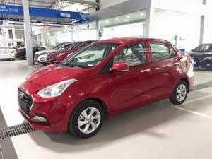 Bán Grand I10 Sedan màu đỏ 2018, vay trả góp lãi suất thấp