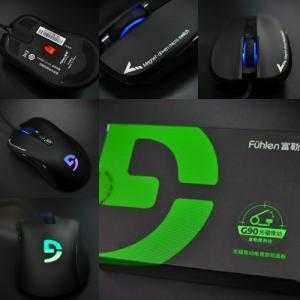 Chuột Fuhlen G90 đen chuyên game chính hãng