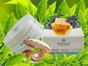 Body lotion korena