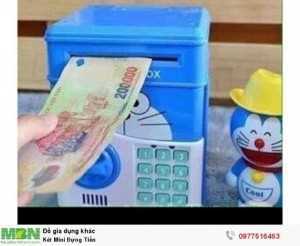 Két Mini Đựng Tiền sử dụng mật khẩu để mở khoá an toàn