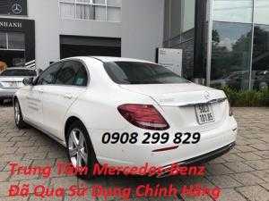 Bán Mercedes E250 sản xuất 2017, màu trắng đã qua sử dụng,chạy 4000km.