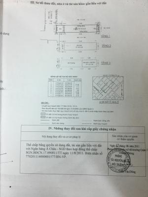 Bán Gấp nhà 117/9 Bàn Cờ, HXH 5m Q3, dt 56m2, 3 lầu, giá 8.2 tỷ