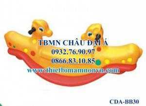 Bập bênh đôi bằng nhựa hình động vật