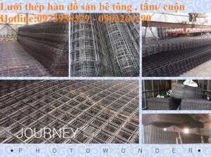 Lưới Thép Hàn Đổ Sàn Bê Tông - Lưới Thép Kéo Giãn - Tôn Đột Lỗ- Dây Thép Gai