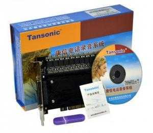 Cung cấp card ghi âm tổng đài điện thoại Tansonic 4 port, PCI