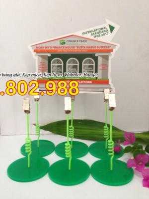 Wobbler để bàn đế nhựa
