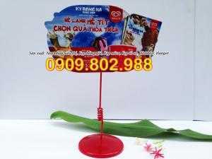 Wobbler để bàn đế nhựa
