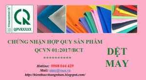 Chứng nhận hợp quy (CR) hàng dệt may (Giày dép, túi xách)